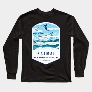 Ski Katmai National Park Alaska Long Sleeve T-Shirt